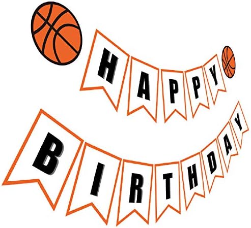 Amazon Com Silvima Basketball Birthday Banner Basketball Theme