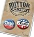 Trump Vance Mini Buttons 7 Pack - 1 inch Lapel Pins Assorted Designs 2024