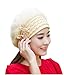 HINDAWI Women Girls Knitting Wool Snow Hat Crochet Winter Slouchy Beanie Skull Cap