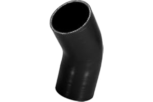 ACROPIX 76mm 3" ID 45 Degree Elbow Silicone Reducer Hose Silicone Hose Coupler Intercooler Tube for Car Intercooler Intake Pi
