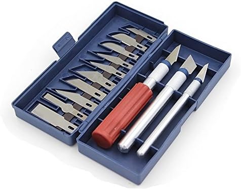 Knife Set Arts Craft 13 Blades Basic Cutting Tool 16-piece Gravers Wood Carving Art With Case Alloy