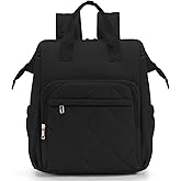 CEI-CEI Diaper Bag Backpack for Mom and Dad, Puffer Baby Bag Backpack with Insulated Pocket, Water-Resistant, Unisex Travel Backpack with Changing Pad & Stroller Straps