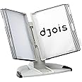DJOIS by Tarifold - Desktop Reference System - with Desk Organizer - Durable Polypropylene Stand - Letter-Size - 10 Double-Sided Pockets - 20 Sheet Capacity - Wire-Reinforced Pockets - Made in France