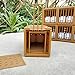 Birdcage Square Bird Cage Easy to Carry Small Bird Transport Cage Plastic Brown Bird Cage Basethumb 2