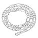 6.5mm 925 Sterling Silver Figaro Link Italian Crafted Nickel Free Chain + Bonus Polishing Cloth