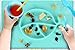 Silicone Placemat Suction Plates for Toddlers - BPA Free 3 Bowl Section Feeding Mat for Toddlers, Kids, Baby and Infant by KiddyByte