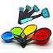 Silicone Collapsible Measuring Cup- 8 pcs Collapsible Food Grade Silicone Measuring Cups and Spoons Set