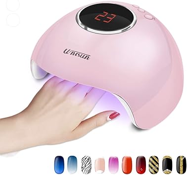 Lampe Uv Led Sèche Ongles Portable Unisun 24w Séchoir à Ongles Professionnel Avec Minuterie Automatique Et Lcd Ecran Lampe Uv Ongles Gel Pour Vernis