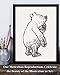 Lone Star Art Oh Dear - Winnie the Pooh 11x14 Unframed Nursery Art Print