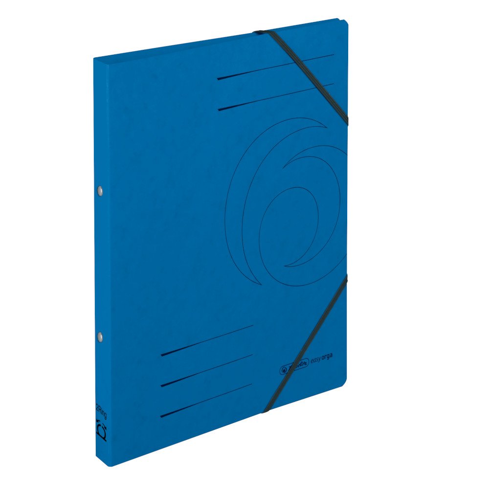 Herlitz A4 Ring File - Colorspan Blue (Pack of 5)