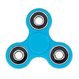 Huayang| Anti-Anxiety 360 Spinner Helps Focusing Fidget Toy ADHD Anxiety Autism Stress Reducer Fidget Hand Tri Spinner EDC Focus Toy for Kids & Adults Toy Kids Adult Light Blue 1