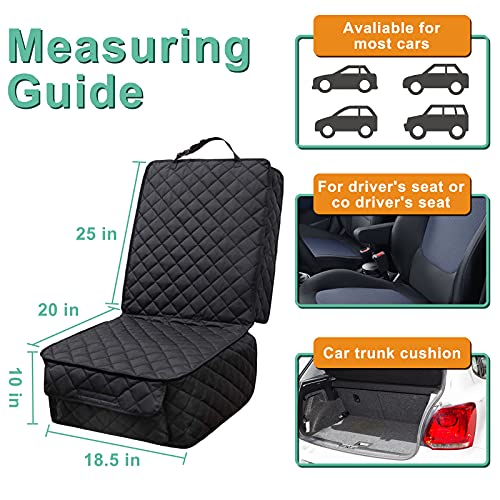 TNELTUEB Front Dog Seat Cover for Car，Universal Waterproof Dog Car Seat