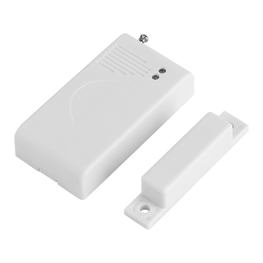 Yosoo 433MHZ Magnetic Sensor Alarm, Wireless Door Window Entry Warning System Anti-Theft Home Security System