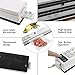 TedGem Vacuum Sealer Food Saver Machine, One Touch Automatic Vacuum Sealing System with Starter Kit, 15 Pcs Antibacterial Food Sealer Bags, LED Seal Indicator Lights, White