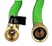 GrowGreen All New 2018 Garden Hose 50 Feet {Improved} Expandable Hose with All Brass Connectors, 8 Pattern Spray and High Pressure, Expanding Garden Hose