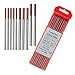 TIG Welding Tungsten Electrodes 2% Thoriated Red Tig Tungsten Assorted, 5PCS 3/32