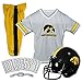Franklin Sports NCAA Iowa Hawkeyes Kids College Football Uniform Set - Youth Uniform Set - Includes Jersey, Helmet, Pants - Youth Small