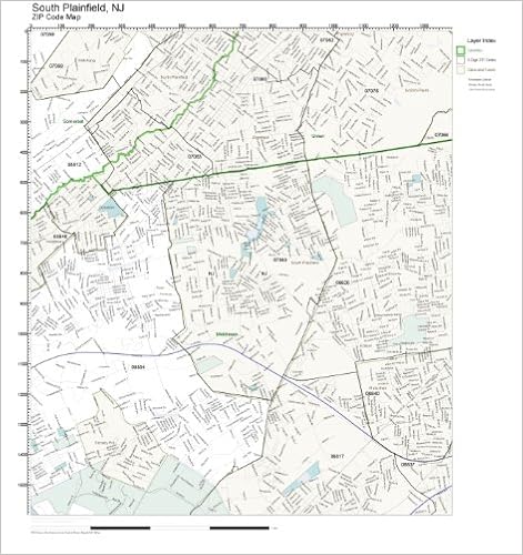 Plainfield nj zip code map