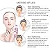 KINGDOMCARES Facial Scrubber Skin Scrubber Blackhead Remover Acne Comedo Extractors Facial Lifting Treatment Rechargeable Facial Scrubber Dermabrasion Peeling Machine Skin Exfoliation Purple