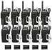 Retevis RT28 Walkie-Talkies with Earpiece Two-Way Radios Long Range Rechargeable FRS Emergency&nbsp;Alarm VOX Handsfree 2 Way Radios Commercial (10 Pack)