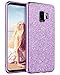 BENTOBEN Phone Case for Samsung Galaxy S9 Ultra Slim Luxury Glitter Sparkle Bling Protective Shockproof Shiny Girly Phone Cover Cases for Girls Women - Purple