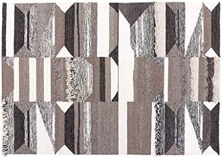 Moroccan Handmade Area Carpet, Wool Material, Suitable for Living Room Hall, 3 Sizes, 3 Patterns (Pattern : #1, Size : 120 * 170cm/47.2 * 70.0in)