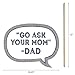 Big Dot of Happiness Funny My Dad is Rad - Father's Day Photo Booth Props Kit - 10 Piece