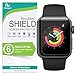 (6-Pack) Apple Watch 38mm Screen Protector (Series 3 2 1) RinoGear Case Friendly iWatch Screen Protector for Apple Watch Series 3 38mm Accessory Clear Film primary