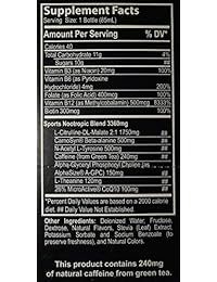 Energizer Citrus 240 mg - Cafeína natural (15 unidades)
