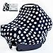 Breastfeeding Nursing Cover Scarf - Rayon/Spandex Jersey Knit Super Soft Stretchy Breathable Lightweight Nursing Poncho, Carseat Canopy & Baby Car Seat Cover. FREE Matching Pouch By Chuckle & Cuddle