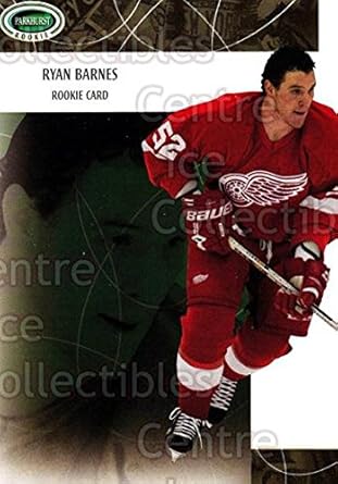 Ci Ryan Barnes Hockey Card 2003 04 Parkhurst Rookie Base 94