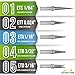 Best Weller ET Solder Tips Replacement Set - 5 Extra Long Life Soldering Iron Tips (ETA ETT ETB ETS ETD) - For WES51 WESD51 WCC100 PES51 WE1010NA EC1201A EC2000