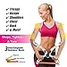 Upper Arm Exerciser, Strengthens Brawn Training Device Forearm Wrist Force Fitness Equipment with 3 Resistance Bands,Neat and Portable Arms Workout Machine White