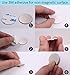 FEYG Rare Earth Magnets, 6Pcs Extra Strength Neodymium Disc Magnet with Adhesive Backing for DIY & Fridge Magnet - 1.26”D x 1/12”H