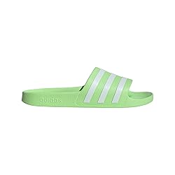 adidas Unisex Adilette Aqua Slide Sandal, Green