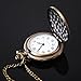 Bronze Vintage Eiffel Tower Paris Women Bronze Chain Necklace Pocket Watch By Chonlyshop