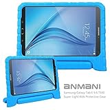 Samsung Galaxy Tab E 9.6 Kids Case-ANMANI Light Weight Kids Friendly Shock Proof Convertible with Handle Stand Case for Samsung Galaxy Tab E / Tab E Nook 9.6-Inch 2015 T560 Tablet Blue