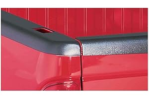 Bushwacker Ultimate BedRail Caps - SmoothBack w/ Stake Holes | 2-Piece Set, Black, Smooth Finish | 58512 | Fits 2002-2008 Dodge Ram 1500; 2003-2009 Ram 2500, 3500 Fleetside w/ 6.5' Bed