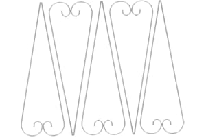 jojofuny 10pcs Heavy-Duty Metal Shepherd Hooks for Outdoor Garden Plant Label Holders and Marker Stakes Rods