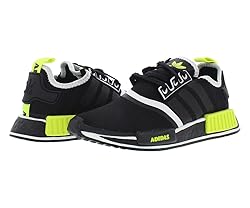 adidas NMD_R1 Boys Shoes Size 4, Color: Black/Yellow