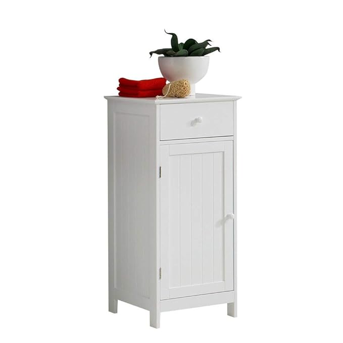 Unbekannt FMD Möbel 905-002 Kommode Stockholm 2 (B/H/T) 40.0 x 86.5 x 35.0 cm, weiß
