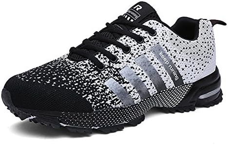 KUBUA Mens Running Shoes Trail Fashion Sneakers Tennis Sports Casual Walking Athletic Fitness Indoor and Outdoor Shoes for Women.