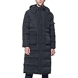 mens full length puffer coat