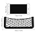 Yosoo Universal Car Seat Side Back Storage Net Bag Phone Holder Pocket Organizer Car Storage Resilient Net Phone Holder Pocket Organizer Bag, Black, 8.5 * 20cm