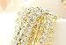 10- Yards 2mm Close Crystal Rhinestone Chains Trim Crafted DIY Ideas-Gold