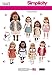 Simplicity Creative Patterns 1443 Doll Clothes, 18-Inch