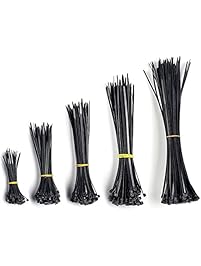 EvHenGO: Zip Ties / Cable Ties 500 pcs 4, 6, 8, 10, 12 Inches