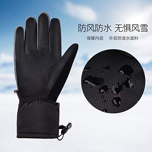Winter Gloves, Ski/Snowboard Gloves, -20℉ Cold Insulated, Waterproof Windproof Thermal Hand Gloves for Snow Work and Outdoor Sports Skiing, Snow Playing, Motorcycling, Camping, Hiking, Men/Women