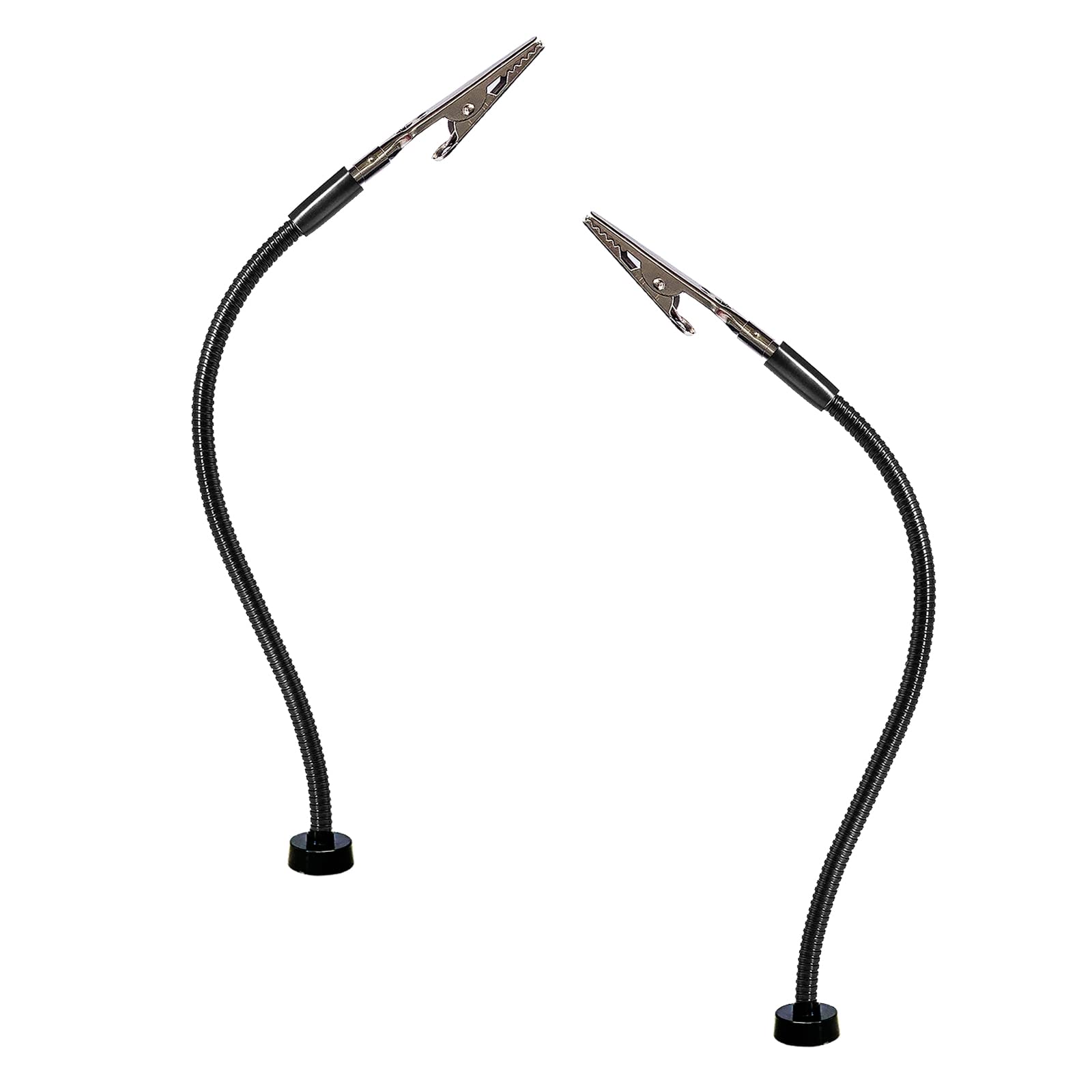Photo 1 of 2 Pack Magnetic Helping Hands Soldering,Flexible Gooseneck Metal Arms for Automobile Electronics Soldering jewelry, Painting Art Crafts Hobby with Adjustable Alligator Clips