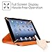 Fintie Rotating Case for iPad 4 3 2 (Old Model) 9.7 inch Tablet - 360 Degree Rotating Smart Stand Protective Cover Auto Wake/Sleep for iPad 4th Gen Retina Display, iPad 3 & iPad 2, Orange